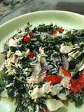 Tumis Teri Daun Singkong