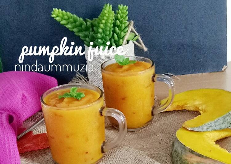 Resep Pumpkin Juice Enak dan Antiribet