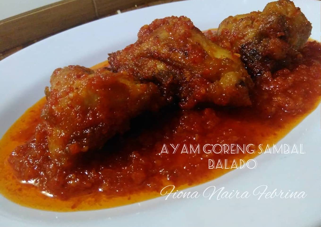 Ayam goreng sambal balado