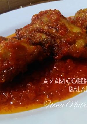 Foto resep Ayam goreng sambal balado
