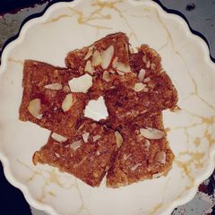 A picture of Water chestnut katli.