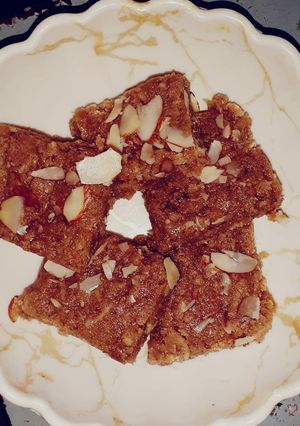 A picture of Water chestnut katli.