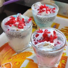 Ice cream falooda A picture of Ice cream falooda.