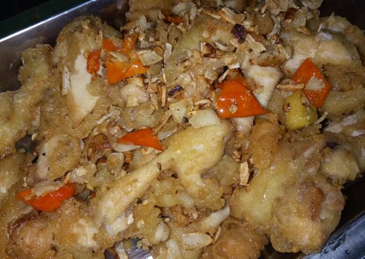 Resep Filet Ayam Cabe Garam, Enak Banget