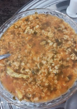 عکسی از دستور سوپ جوپرک