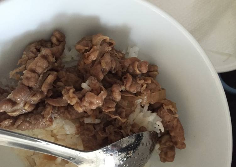 Beef Bowl a la Yoshinoya