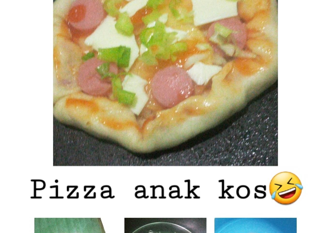 Pizza Teflon ala Anak Kos (minimalis) #anakkos
