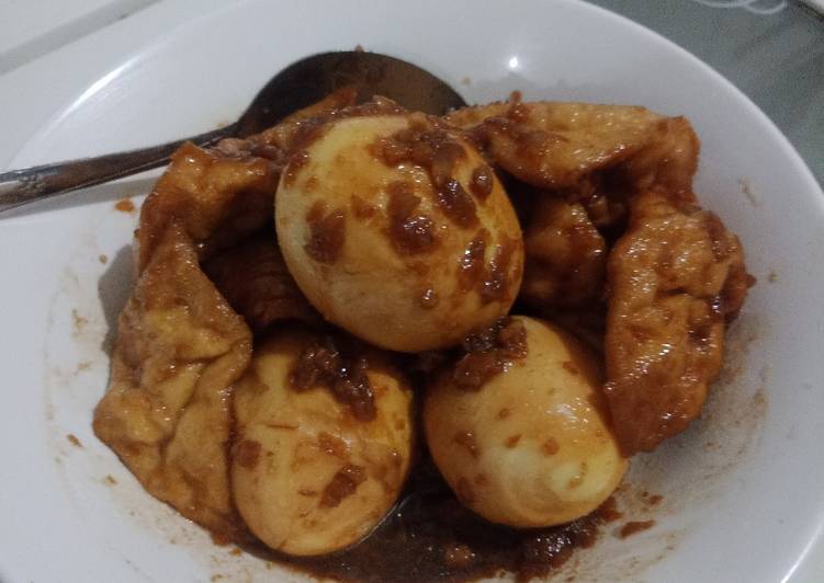 Semur Tahu Telur