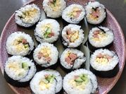 A picture of egg for sushi