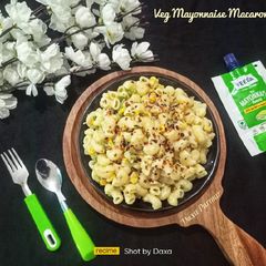 A picture of Vegetable Mayonnaise Macaroni Pasta.