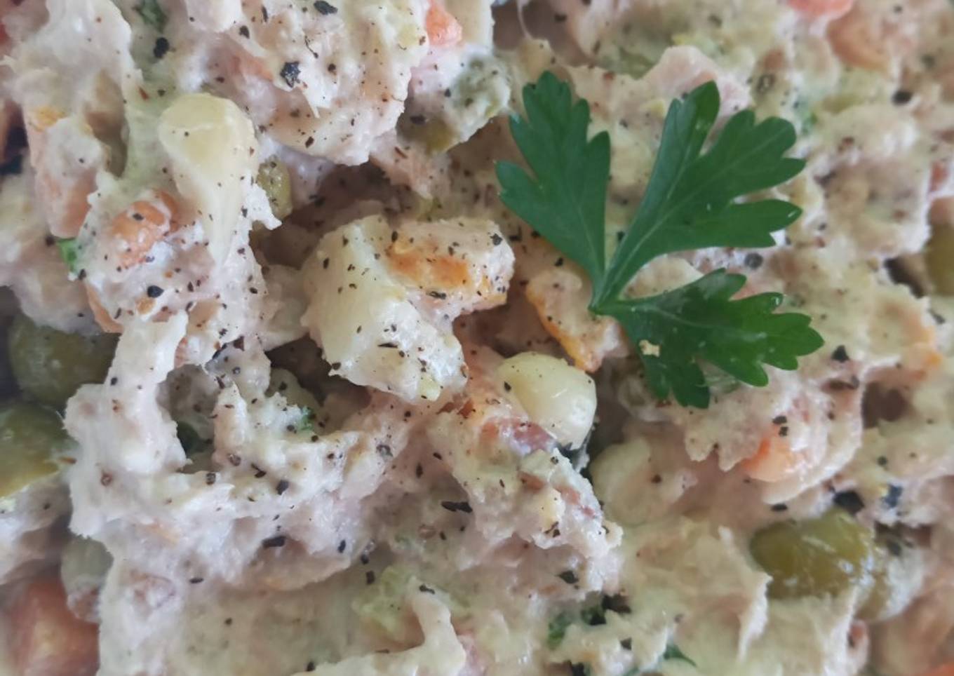 Ensalada de atún con mayonesa
