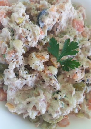 Una foto de Ensalada de atún con mayonesa