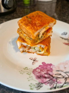 Indiai,fűszeres burgonyás töltött kenyér(Stuffed Bread Pokora) recept fotója