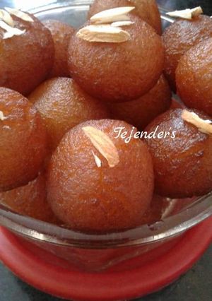 A picture of Instant gulab jamun.