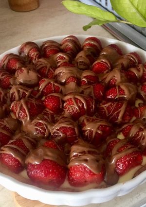 Epres-vaníliás álompite csokiöntettel🍓🥧 recept fotója