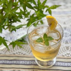 A picture of Japanese Ume Juice (Japanese apricot).