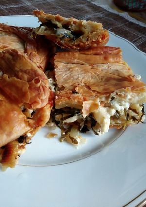 Φωτογραφία της συνταγής Τραγανή πρασόπιτα με ξύσμα πορτοκαλιού