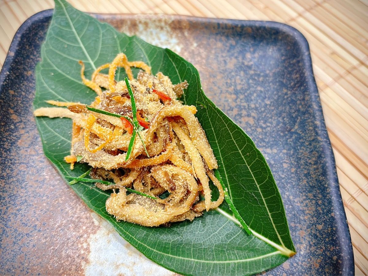 Nấm bào ngư cuốn lá sung