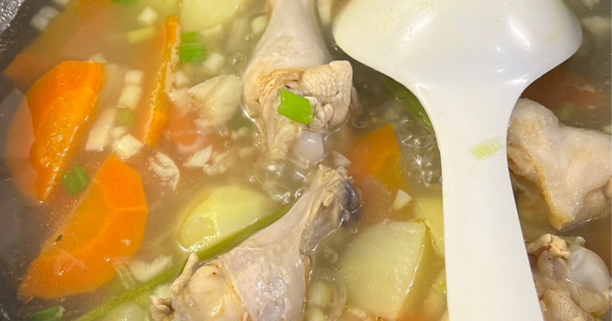 Sop Ayam Drummet (Versi Keluarga + toddler 1 tahun)