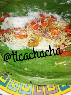 Foto resep Nasi Bakar Tempe-Teri Sambal Matah