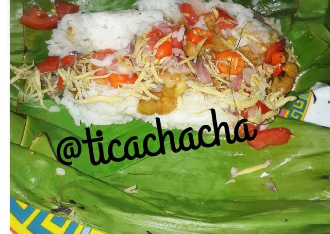 Resep Nasi Bakar Tempe-Teri Sambal Matah oleh Tica (cha's_kitchen