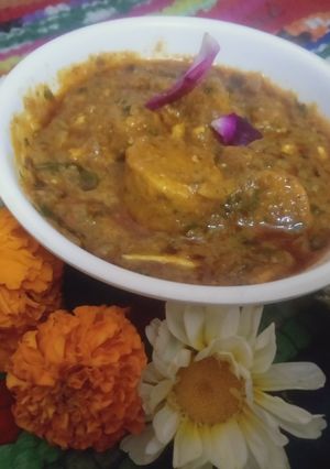 पंजाबी बेसन गट्टे (punjabi besan gatte recipe in Hindi) रेसिपी मुख्य फोटो