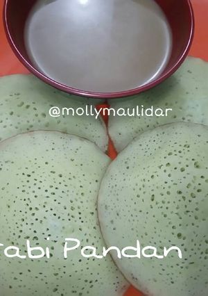 Foto resep Serabi Pandan (gluten free)