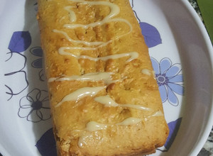 Una foto de Budín de coco y vainilla