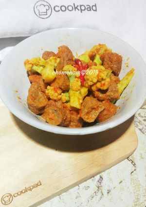 Foto resep Tempura Kembang Kol Masak Balado