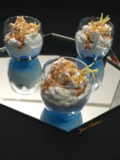 Una foto de Polvito uruguayo - Postre Canario