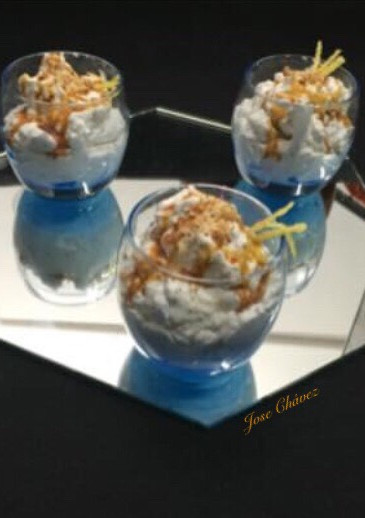 Una foto de Polvito uruguayo - Postre Canario