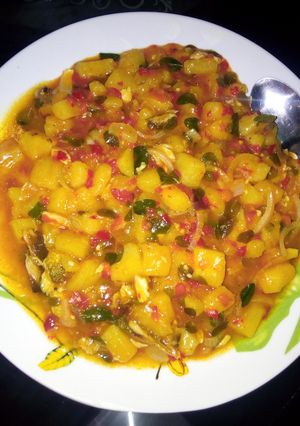 A picture of Yam porridge.