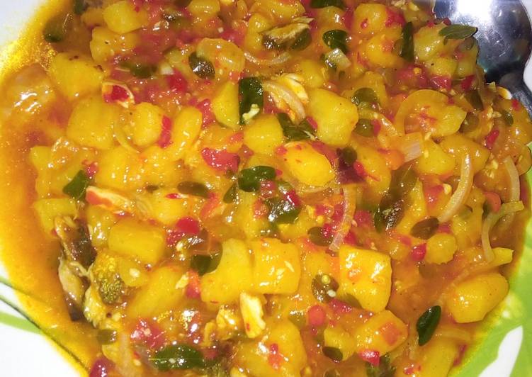 Recipe of Quick Yam porridge