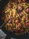 Tagliatelle With Cherry Tomatoes & Chilli