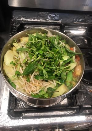 Hình của món Canh chua cá hồi.