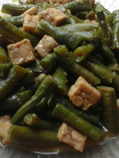 Foto resep Oseng Kacang Panjang + Tempe
