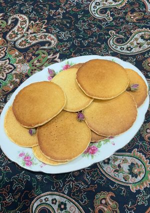 عکسی از دستور پنکیک هل و گلاب