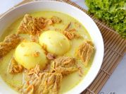 Gambar opor daging sapi dan ayam