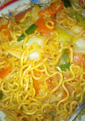 Foto resep mie goreng sayuran (umum)