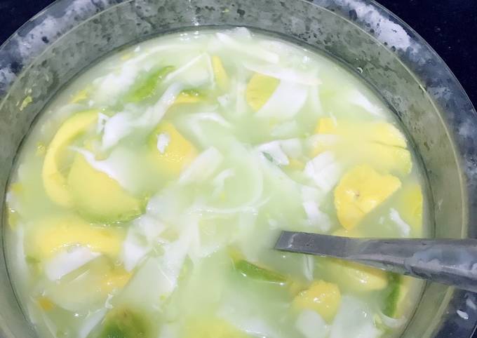 Es kelapa alpukat untuk menu buka puasa