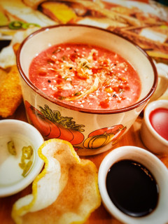 A picture of Schezwan Soup.
