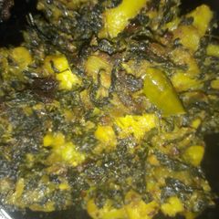 A picture of Water spinach stir fry.