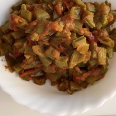 Cluster beans Sabzi A picture of Cluster beans Sabzi.