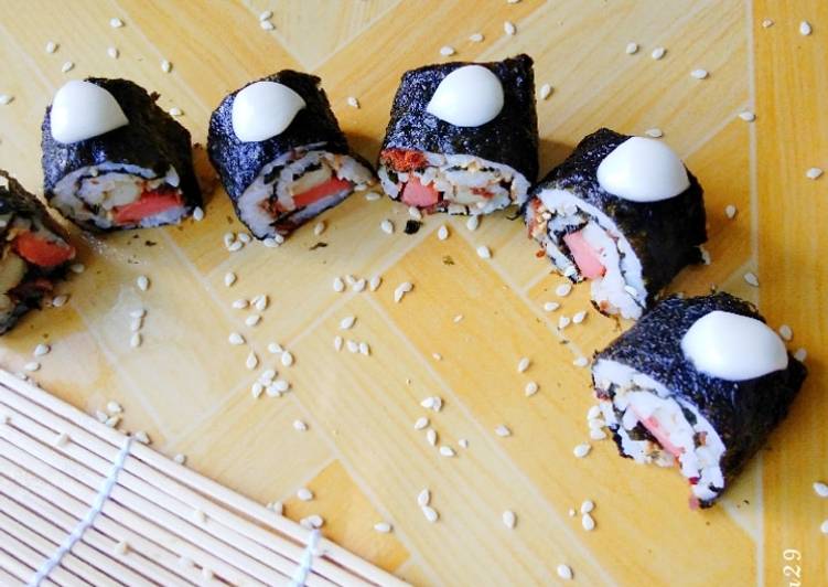 Resep 64. Sushi Roll, Bisa Manjain Lidah