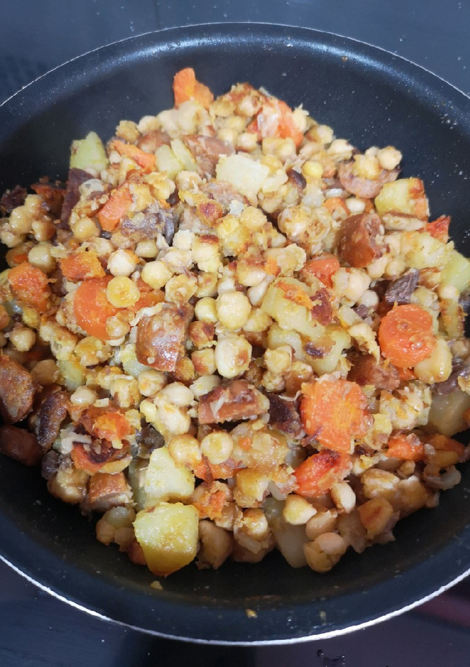 Una foto de Cocido frito