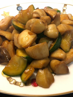 醬燒櫛瓜杏鮑菇 的食譜成品照片