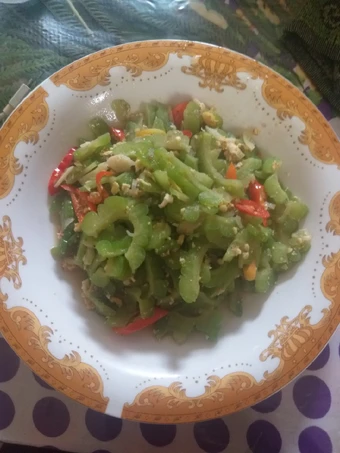 Langkah Gampang Membuat Resep Tumis pare tidak pahit yang Lezat Sekali Anti Ribet, Mantap Sekali