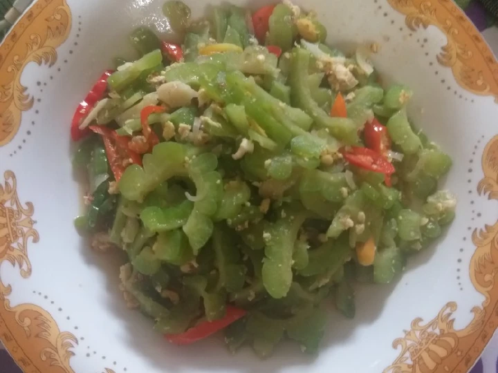 Langkah Gampang Membuat Resep Tumis pare tidak pahit yang Lezat Sekali Anti Ribet, Mantap Sekali