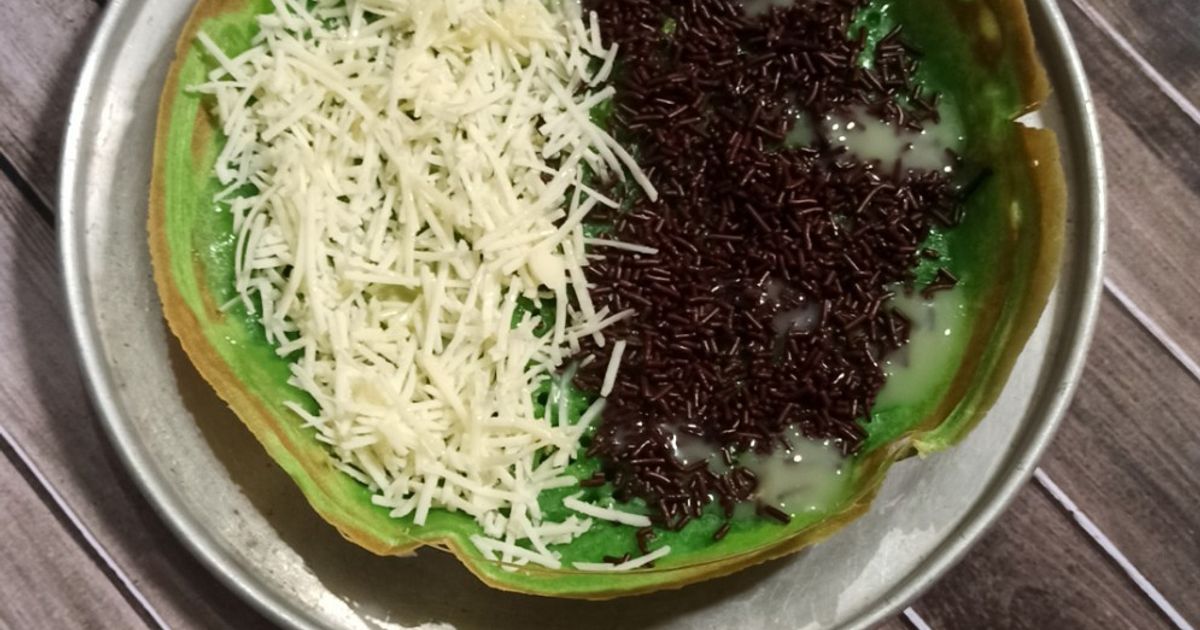 Martabak manis pandan coklat keju
