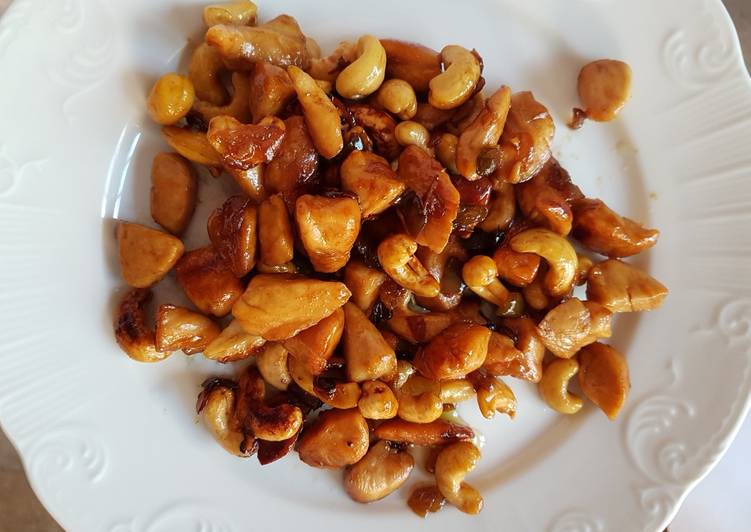 Pollo con soja y anacardos 🤤